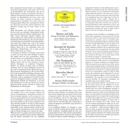 Pyotr Ilyich Tchaikovsky, Herbert von Karajan : Peter Tschaikowsky - Herbert von Karajan (LP, Comp, Promo)