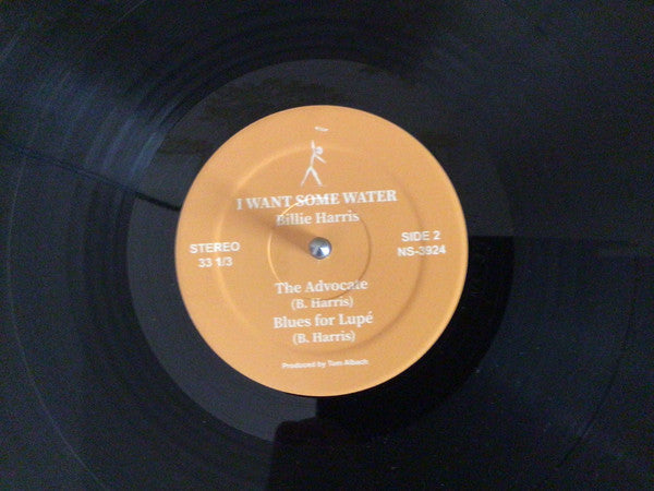 Billie Harris : I Want Some Water (LP, Album, Ltd, RE)