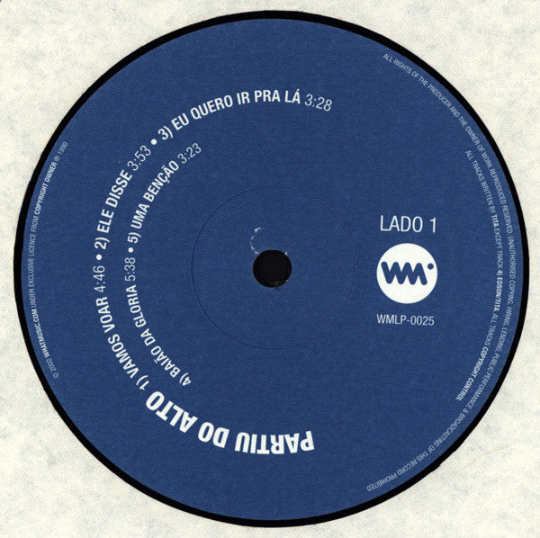 Edson & Tita Lôbo : Partiu Do Alto (LP, Album, RE)