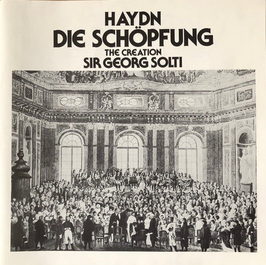 Joseph Haydn, Norma Burrowes, Rüdiger Wohlers, James Morris (5), Sylvia Greenberg, Siegmund Nimsgern, Chicago Symphony Chorus, Chicago Symphony Orchestra, Georg Solti : Die Schöpfung = The Creation (2xLP, Album + Box)