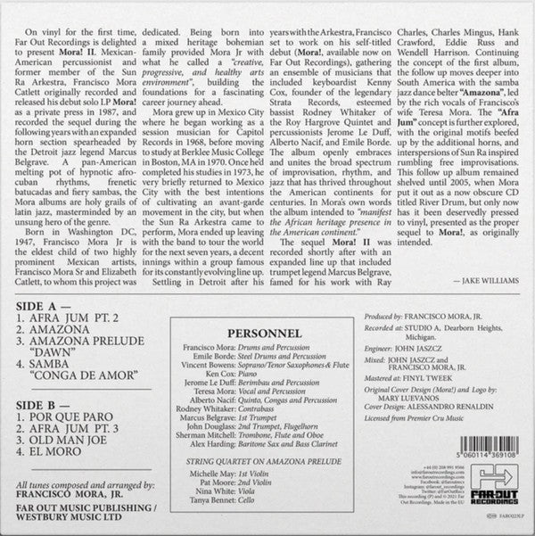 Francisco Mora Catlett : Mora! II (LP)