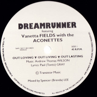 Dreamrunner (2) : Out Loving Out Living Out Lasting (12")