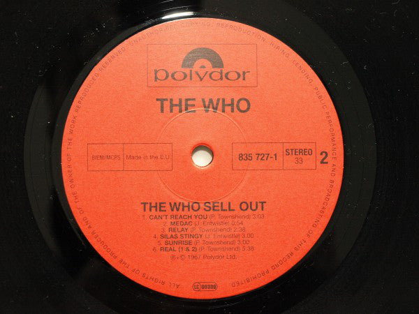 The Who : The Who Sell Out (LP, Album, M/Print, RE, RM, 180)