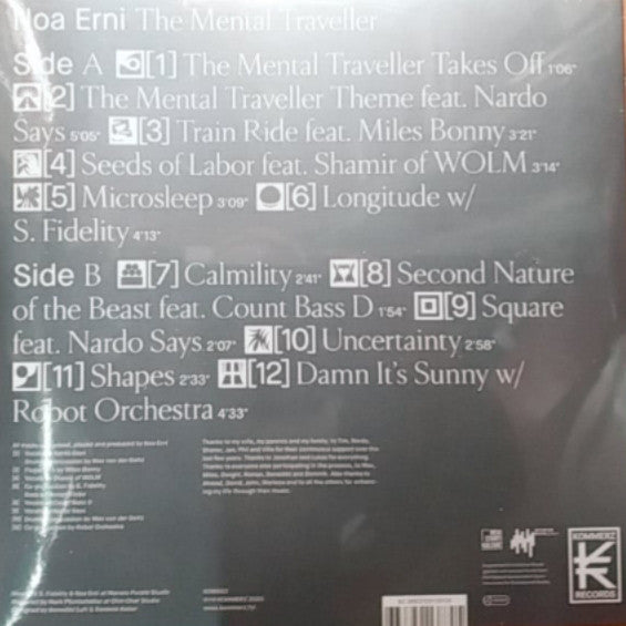 Noa Erni : The Mental Traveller (LP, Album)
