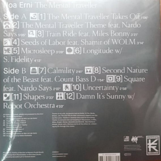 Noa Erni : The Mental Traveller (LP, Album)
