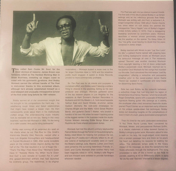 Bobby Womack : The Poet (LP, Album, RE, RM)