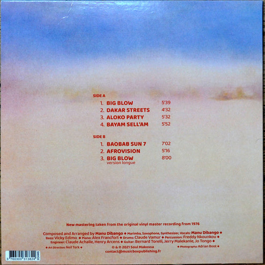 Manu Dibango : Afrovision (LP, Ltd, RM, RP, red)