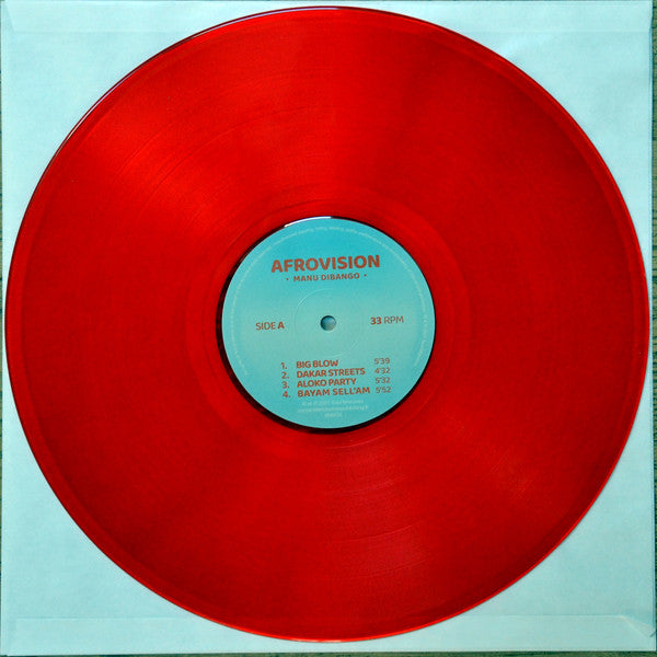 Manu Dibango : Afrovision (LP, Ltd, RM, RP, red)