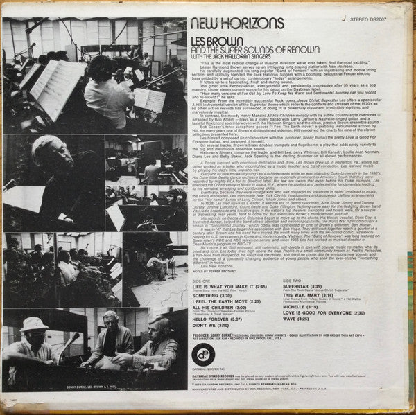Les Brown And His Band Of Renown With The Jack Halloran Singers : New Horizons (LP, Album)