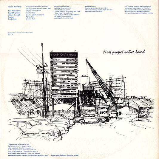 The Don Burrows Quartet : At The Sydney Opera House (2xLP, Album)