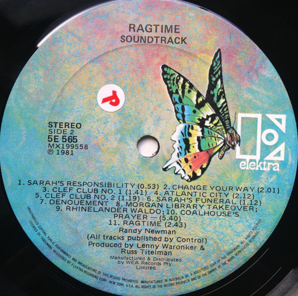 Randy Newman : Ragtime (LP, Album)