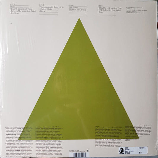 Bonobo : Days To Come (2xLP, Album, RP)