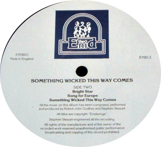 The Enid : Something Wicked This Way Comes (LP, Album)