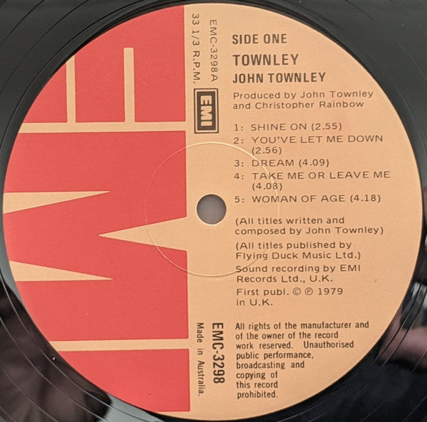 John Townley : Townley (LP, Album)