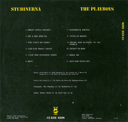 Stubinerna / The Playboys : The Playboys / Stubinerna (LP, Comp)