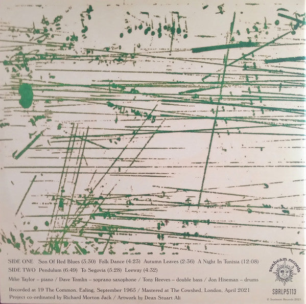 Mike Taylor Quartet : Preparation (LP, Album, Mono, Ltd)