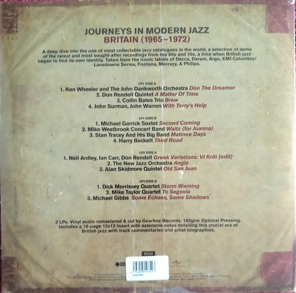Various : Journeys In Modern Jazz: Britain (2xLP, Comp, RM)