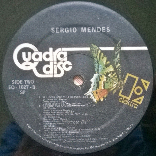 Sérgio Mendes : Sergio Mendes (LP, Album, Quad)