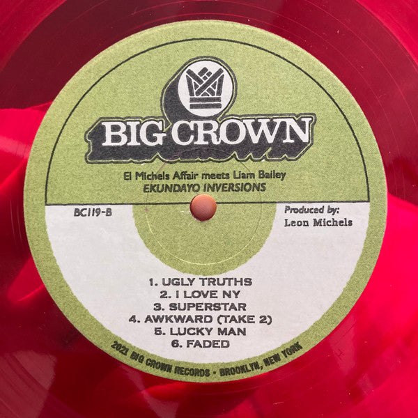 El Michels Affair Meets Liam Bailey : Ekundayo Inversions (LP, Album, Red)