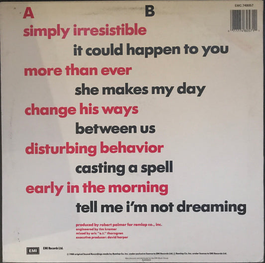 Robert Palmer : Heavy Nova (LP, Album)