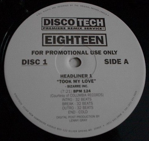 Various : DiscoTech Eighteen (3x12", Comp, Promo)