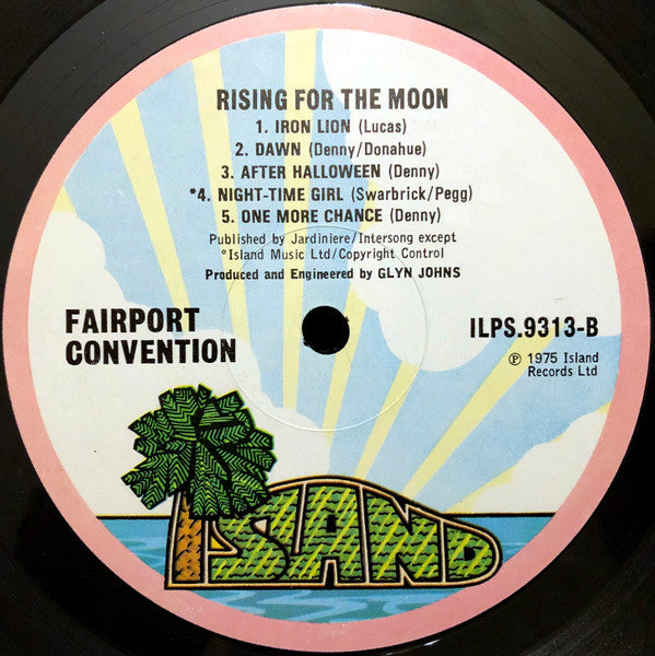 Fairport Convention : Rising For The Moon (LP, Album, Pin)