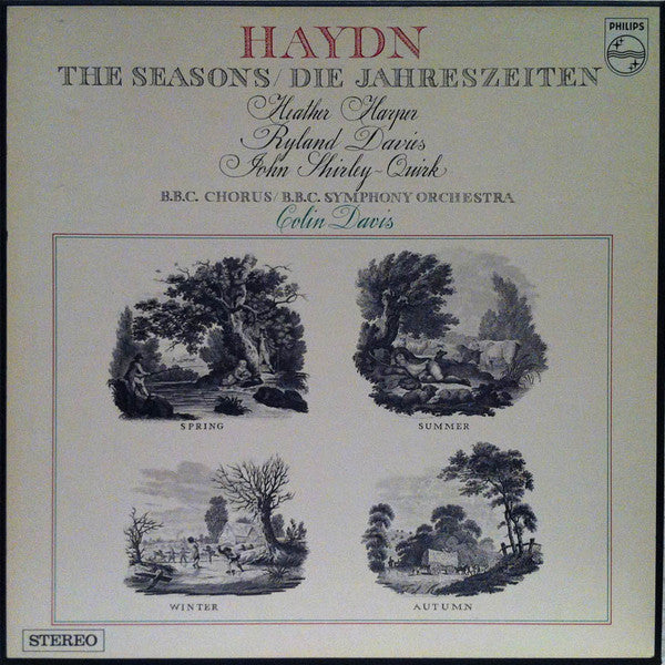 Joseph Haydn / Sir Colin Davis : The Seasons / Die Jahreszeiten (3xLP, Red + Box)