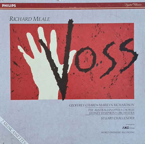 Richard Meale, Geoffrey Chard, Marilyn Richardson, The Opera Australia Chorus, Sydney Symphony Orchestra, Stuart Challender : Voss (2xCass, Album + Box)