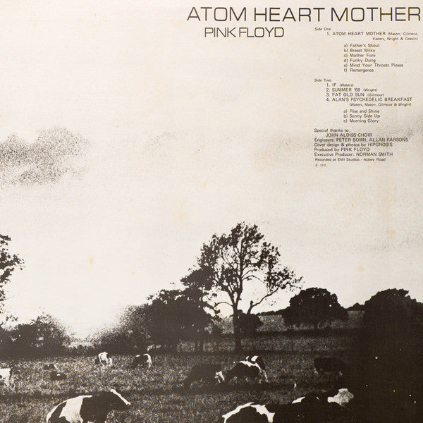Pink Floyd = Pink Floyd : Atom Heart Mother = 原子心母 (LP, Album, Tex)