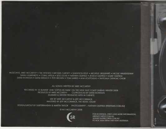 Mike McCarthy (10) : The Harrowing Account of John William Tate (CD, Album, Dig)