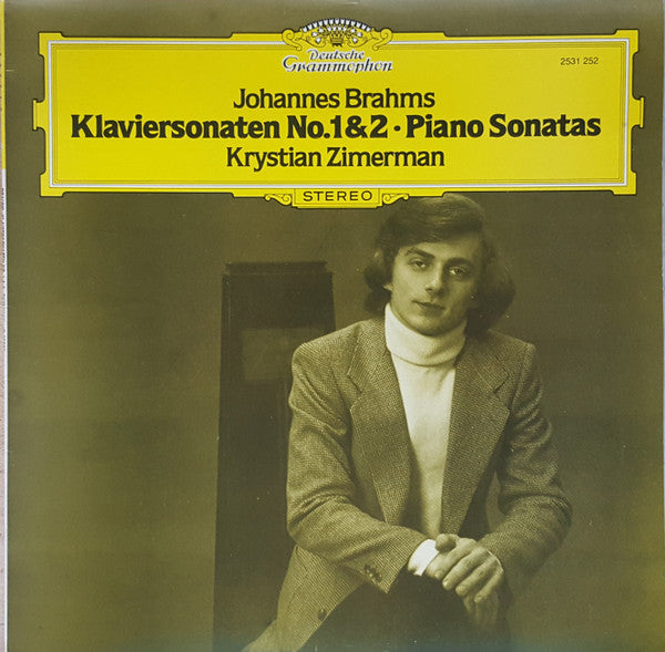 Johannes Brahms, Krystian Zimerman : Klaviersonaten No.1 & 2 - Piano Sonatas (LP)