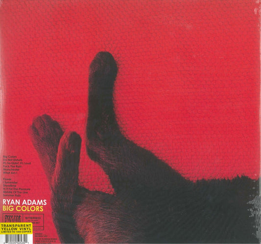 Ryan Adams : Big Colors (LP, Album, Ltd, Yel + 7")