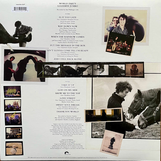 World Party : Goodbye Jumbo (LP, Album, RE)