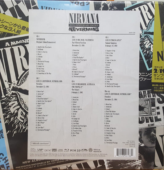Nirvana : Nevermind (Box, Dlx, Ltd, 30t + CD, Album, RE, RM + 4xCD + Bl)