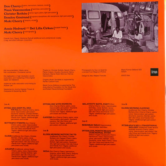 Don Cherry's New Researches Featuring Naná Vasconcelos : Organic Music Theatre (Festival De Jazz De Chateauvallon 1972) (2xLP, Album)