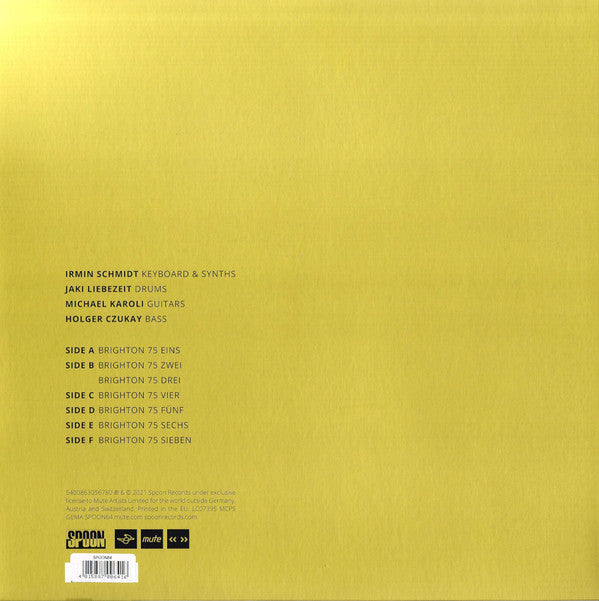 Can : Live In Brighton 1975 (3xLP, Album, Ltd, Gol)