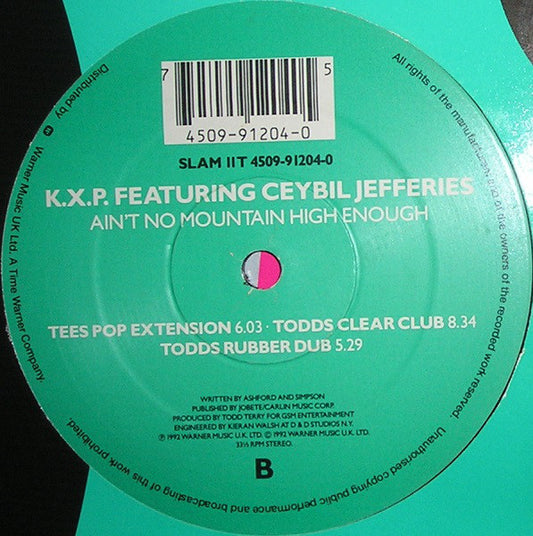 KXP Featuring Ceybil Jefferies : Ain't No Mountain High Enough (12")