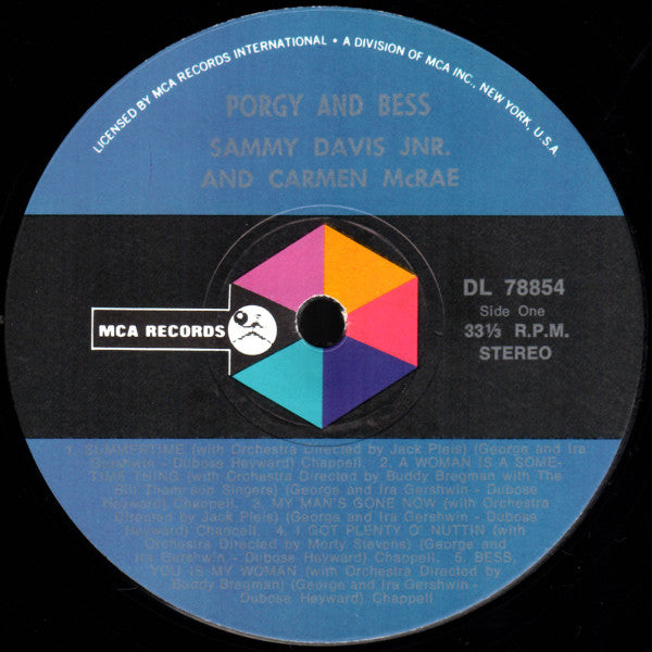 Sammy Davis Jr., Carmen McRae : Porgy And Bess (LP, Album)