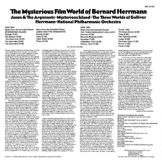 Bernard Herrmann · National Philharmonic Orchestra : The Mysterious Film World Of Bernard Herrmann (LP, Album)