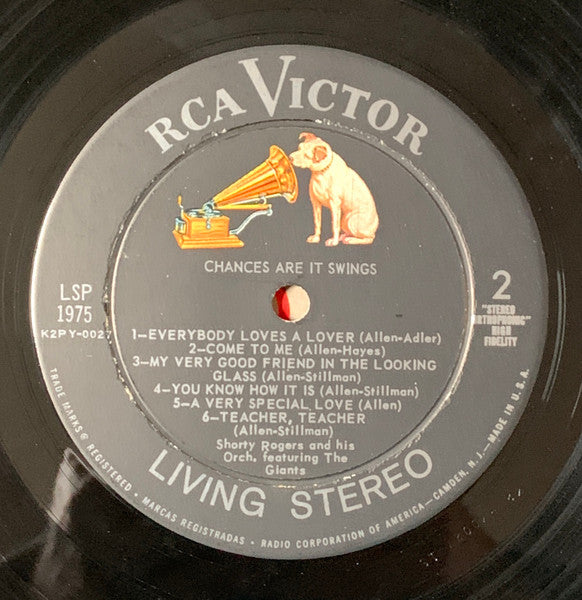 Shorty Rogers And His Orchestra : Chances Are It Swings (LP, Album)