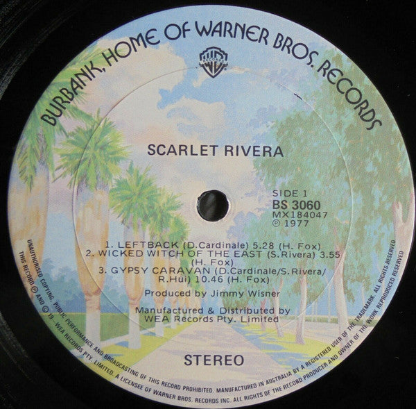 Scarlet Rivera : Scarlet Rivera (LP, Album)