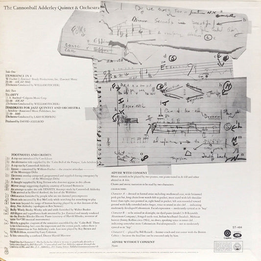The Cannonball Adderley Quintet & Orchestra : The Cannonball Adderley Quintet & Orchestra (LP, Album, Win)