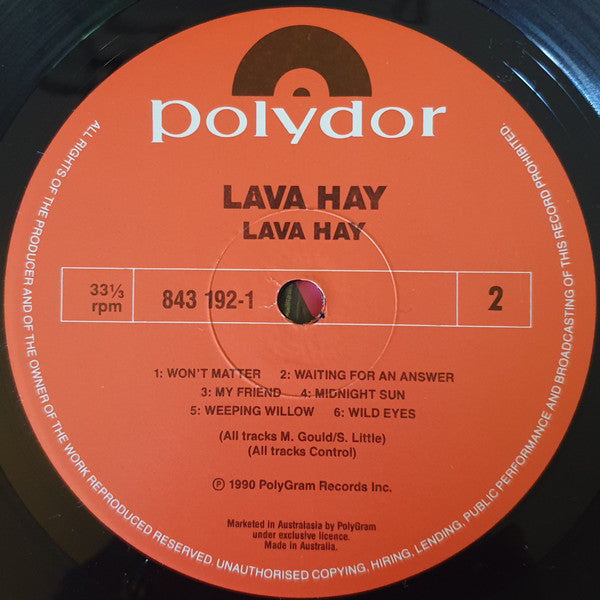 Lava Hay : Lava Hay (LP, Album)