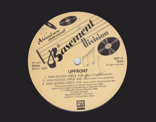 Upfront (8) : High School Girls (12")