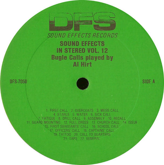 Al Hirt : Sound Effects Volume 12 - Bugle Calls (LP, Album)