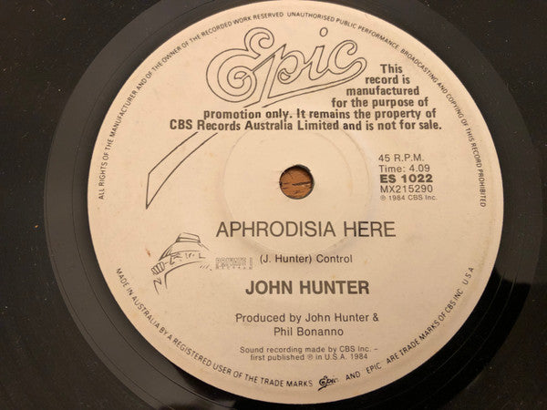 John Hunter (3) : Tragedy (7", Single, Promo)