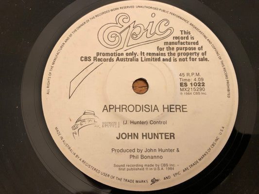 John Hunter (3) : Tragedy (7", Single, Promo)