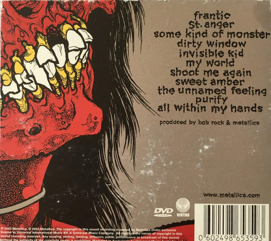 Metallica : St. Anger (CD, Album, Enh + DVD-V + Dig)
