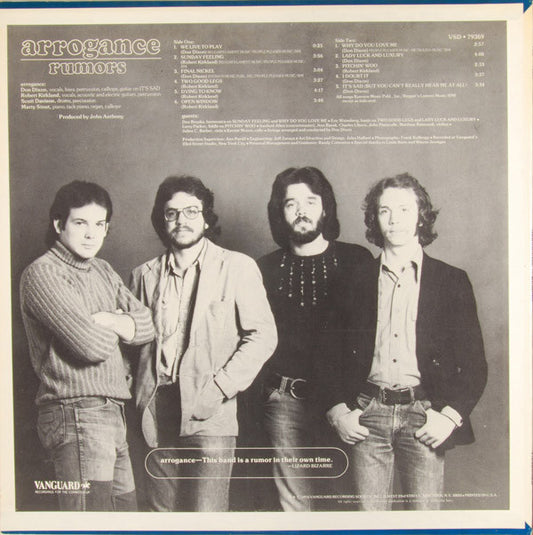 Arrogance (5) : Rumors (LP, Album)