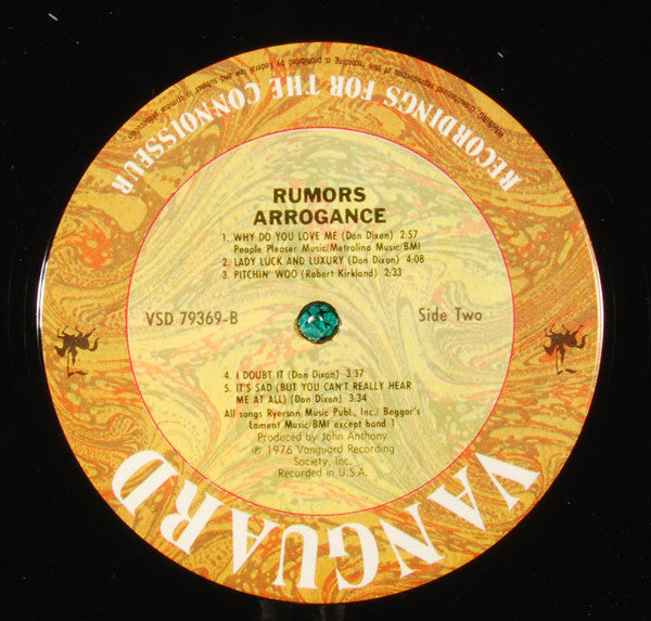 Arrogance (5) : Rumors (LP, Album)
